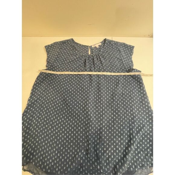 DR2 Daniel Rainn women’s large blue blouse L - Picture 3 of 6